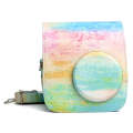 Rainbow Oil painting Pattern PU Leather Protective Camera Case Bag For FUJIFILM Instax Mini 7S / ...