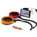 DIY Weave Style Anti-lost Colorful Wrist Strap Grip Emergency Survival Bracelet for DSLR / SLR Ca...