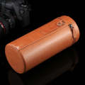 Extra Large Lens Case Zippered PU Leather Pouch Box for DSLR Camera Lens, Size: 24.5*10.5*10.5cm(...