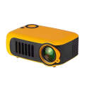 A2000 1080P Mini Portable Smart Projector Children Projector, UK Plug(Yellow)