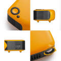 A2000 1080P Mini Portable Smart Projector Children Projector, US Plug(Yellow)