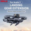 For DJI AVATA 2 STARTRC Folding Heightened Landing Gear Training Rack (Black)