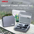 For DJI Osmo Pocket 3 STARTRC Portable PU Storage Box Carrying Case (Grey)
