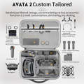 For DJI Avata 2 STARTRC WP2 Drone Handbag Messenger Storage Bag (Light Grey)