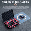 For DJI Avata 2 STARTRC M2 ABS Waterproof Shockproof Suitcase Storage Box (Black)