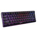 HXSJ V700 61 Keys RGB Lighting Gaming Wired Keyboard (Black)