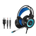 2 PCS G58 Head-Mounted Gaming Wired Headset with Microphone, Cable Length: about 2m, Color:Black ...