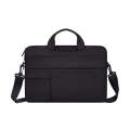 ND05SDJ Oxford Cloth + Nylon Laptop Portable Shoulder Bag, Size:14.1-15.4 inch(Black)
