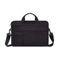 ND05SDJ Oxford Cloth + Nylon Laptop Portable Shoulder Bag, Size:15.6 inch(Black)