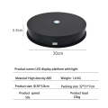 30cm Electric Rotating Turntable Display Stand  LED Light Video Shooting Props Turntable, Power P...