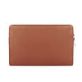 ND09 Laptop Thin and Light PU Liner Bag, Size:14.1-15.4 inch(Cowhide Yellow)