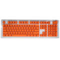 HXSJ P9 104 Keys PBT Color Mechanical Keyboard Keycaps(Orange)