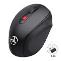 HXSJ T67 2.4G Simple Style Wireless Mouse(Black)
