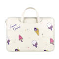 ST01KT Lightweight PU Printed Laptop Bag, Size:13.3 inch(Ice Cream)