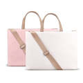 ST05SDZ Lightweight Notebook Laptop Bag with Detachable Shoulder Strap, Size:13.3 inch(Pink)