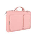 ST11 Polyester Thickened Laptop Bag with Detachable Shoulder Strap, Size:15.6 inch(Pink)