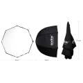 Godox Photo Studio Portable Octagon Speedlite Umbrella Softbox Reflector, Size:95cm