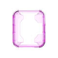 For Garmin Forerunner 35 / 30 TPU Half-pack Candy Color Protective Case(Transparent Puprle)