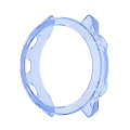 For Garmin Forerunner 158 / 55 Half Coverage Hollowed TPU Protective Case(Transparent Blue)