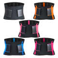 SBR Neoprene Sports Protective Gear Support Waist Protection Belt, Size:XL(Rose Red)