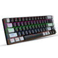 HXSJ V800 68 Keys Type-C Wired Cool Backlight Mechanical Keyboard(Blue Shaft)