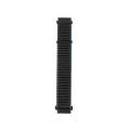 For Samsung Galaxy Watch3 45mm Nylon Loop Watch Band(Charcoal Black)