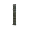 For Garmin Vivoactive 3 Nylon Loop Watch Band(Dark Olive Green)