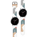 20mm Morandi Series Contrast Color Silicone Watch Band(2)
