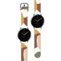 20mm Morandi Series Contrast Color Silicone Watch Band(4)