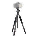 Fotopro X-go Plus E Portable Carbon Fiber Camera Tripod with Dual Action Ball Head