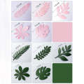 10 in 1 Creative Paper Cutting Shooting Props Tree Leaves Papercut Jewelry Cosmetics Background P...