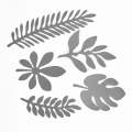 10 in 1 Creative Paper Cutting Shooting Props Tree Leaves Papercut Jewelry Cosmetics Background P...