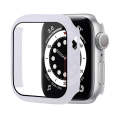 Shockproof PC Protective Case with Tempered Glass Film For Apple Watch Series 8 / 7 41mm(Bright W...