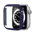 Shockproof PC Protective Case with Tempered Glass Film For Apple Watch Series 8 / 7 41mm(Midnight...