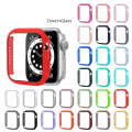 Shockproof PC Protective Case with Tempered Glass Film For Apple Watch Series 8 / 7 41mm(Light Gr...