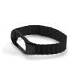 For Xiaomi Mi Band 4 / 3 Silicone Magnetic Watch Band(Black)