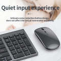 109 Three-mode Wireless Bluetooth Keyboard Mouse Set(Gun Black)