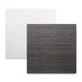 60 x 60cm Double Sides Retro PVC Photography Backdrops Board(Black White Wood Grain)