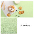 60 x 60cm PVC Backdrop Board Coarse Sand Texture Cement Photography Backdrop Board(Light Green)
