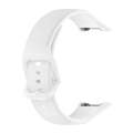 For OPPO Watch Free NFC Version Sport Silicone Watch Band(White)