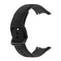 For OPPO Watch Free NFC Version Sport Silicone Watch Band(Black)
