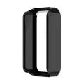 For Xiaomi Redmi Smart Band Pro PC + Tempered Glass Watch Protective Case(Black)