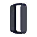 For Xiaomi Redmi Smart Band Pro PC + Tempered Glass Watch Protective Case(Ink Blue)