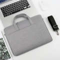 P310 Waterproof Oxford Cloth Laptop Handbag For 13.3 inch(Grey)