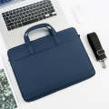 P310 Waterproof Oxford Cloth Laptop Handbag For 14 inch(Navy Blue)