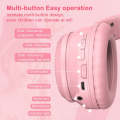 ONIKUMA B90 RGB Lighting Wireless Bluetooth Headphone (Pink)