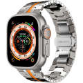Steel Watch Band For Apple Watch Series 9&8&7 41mm / SE 3&SE 2&6&SE&5&4 40mm / 3&2&1 38mm(Titaniu...