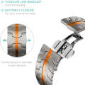 Steel Watch Band For Apple Watch Series 9&8&7 41mm / SE 3&SE 2&6&SE&5&4 40mm / 3&2&1 38mm(Titaniu...