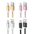 5 PCS Mini USB to USB A Woven Data / Charge Cable for MP3, Camera, Car DVR, Length:1m(Black)