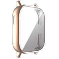 For Amazfit GTS 2 Full Coverage TPU Electroplating Watch Case(Rose Gold)